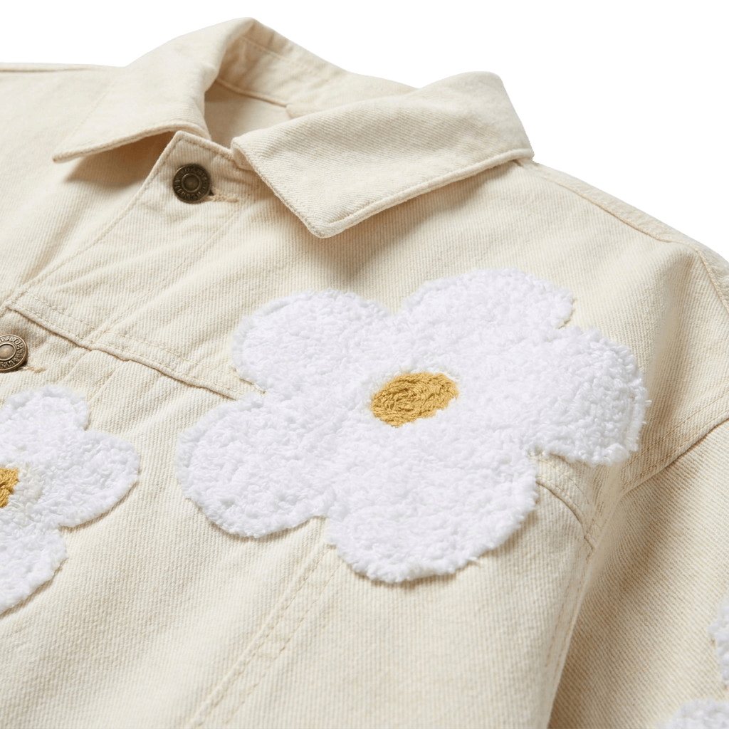 Bloom Patch Denim Jacket