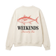 Sweat-shirt oversize graphique